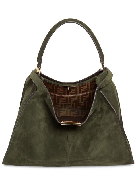 fendi peekaboo suede|fendi peekaboo for sale.